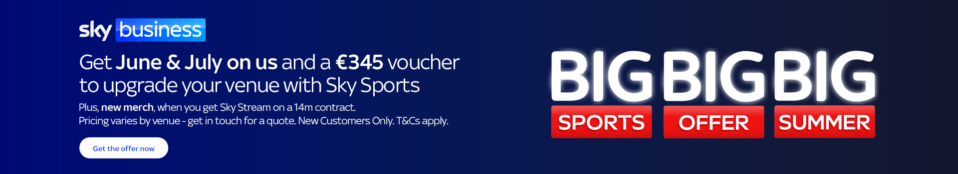 Big Sports Big Offer Big Summer